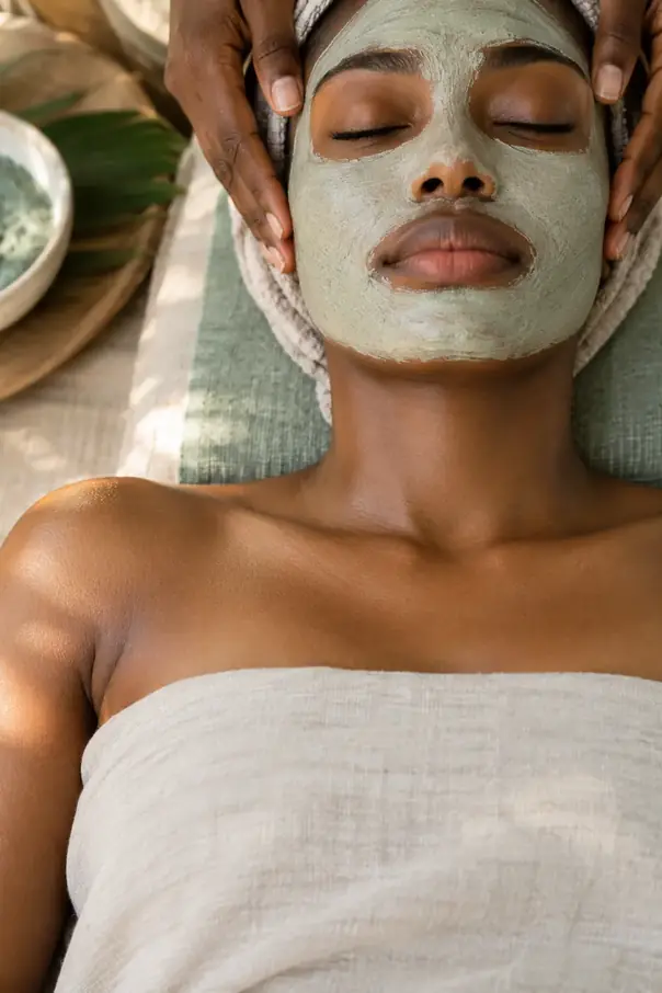 Restful clay facial