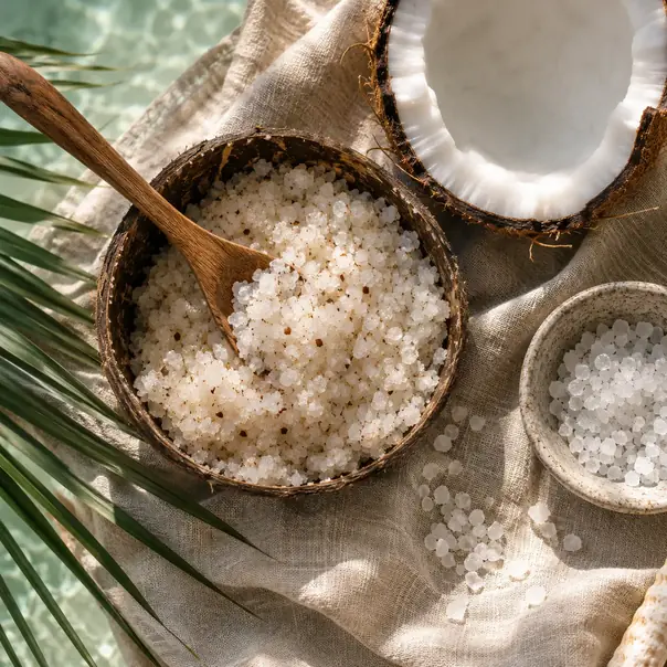 Coconut body scrub